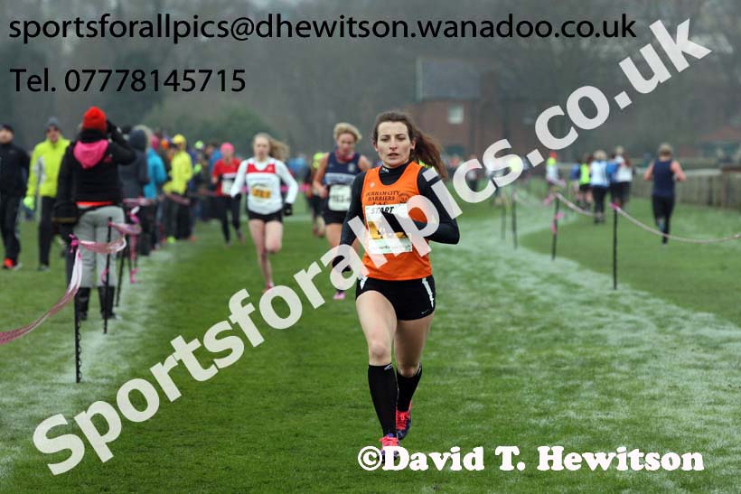 Senior women, Durham Cathedral Cross Country Relays. Photo: David T. Hewitson/Sports for All Pics
